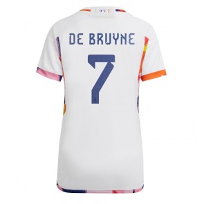 Belgien Kevin De Bruyne #7 Replika Udebanetrøje Dame VM 2022 Kortærmet